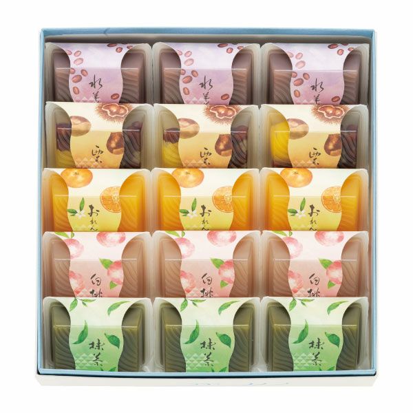 涼菓詰合せ（水羊羹・ゼリー15個入）