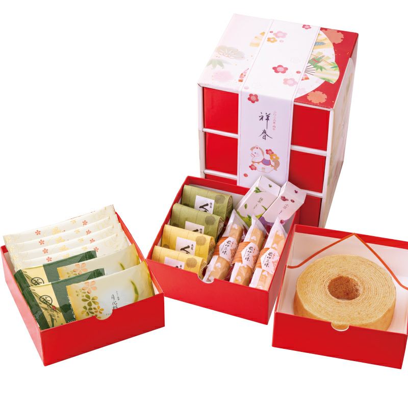 【全国送料500円】迎春ギフト3段BOX