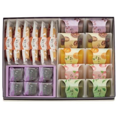 涼菓詰合せ（水羊羹10・最中三昧6・ゆらゆらり6）【4/15～8月中旬発送限定】