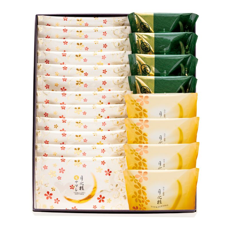 月化粧・サブレ詰合せ(月化粧4個・伊右衛門4個・サブレ12個)