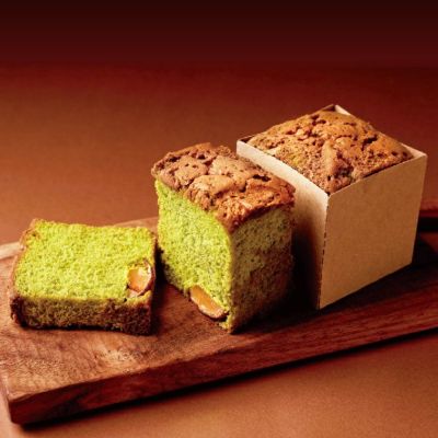 渋皮栗と抹茶のバターケーキ(キューブ)
