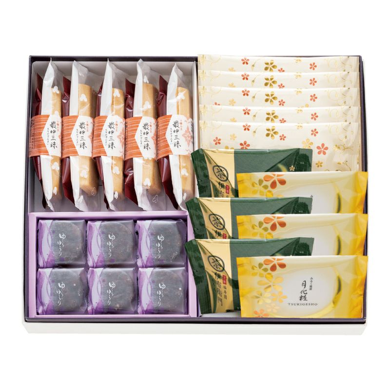 和洋菓子詰合せ(最中5個・ゆらゆらり6個・サブレ5個・月化粧3個・伊右衛門3個)