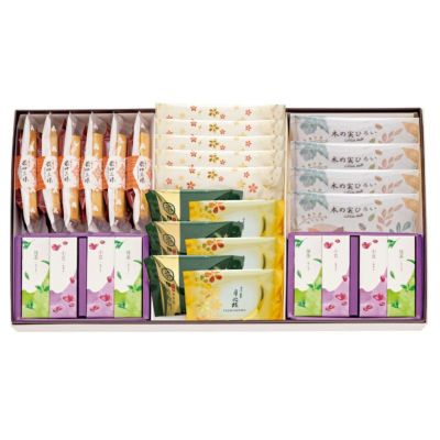 和洋菓子詰合せ(最中6個・ミニ羊羹8個・サブレ5個・木の実4個・月化粧3個・伊右衛門3個)