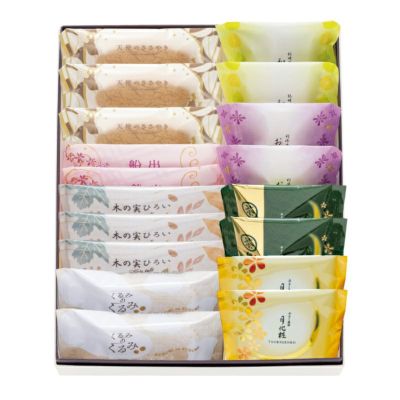 和洋菓子詰合せ(天使3個・船出2個・木の実3個・くるみ2個・和吟月伊各2個)