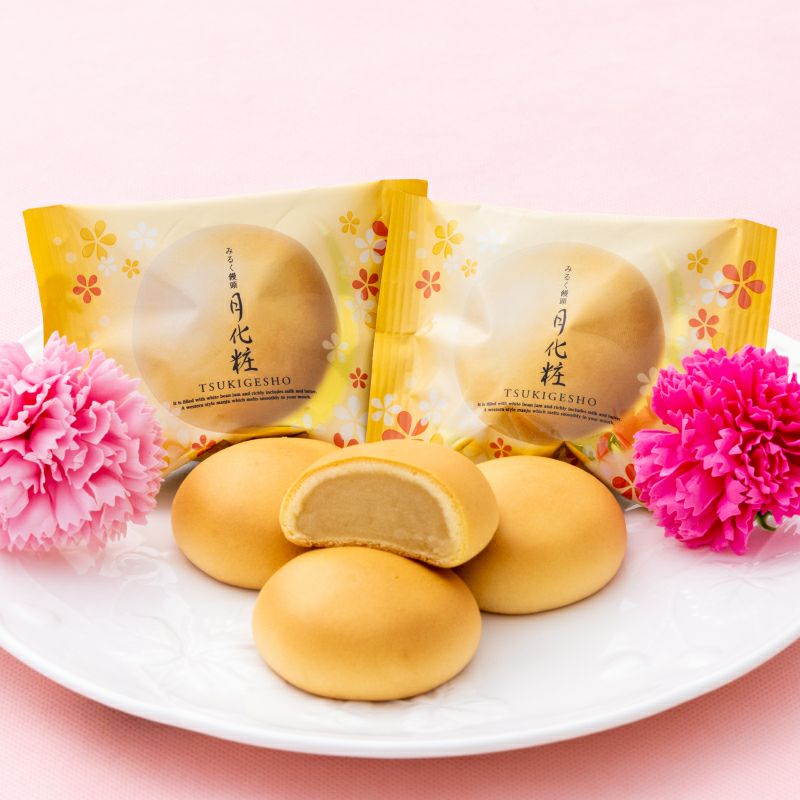 みるく饅頭 月化粧(6個入母の日包装)