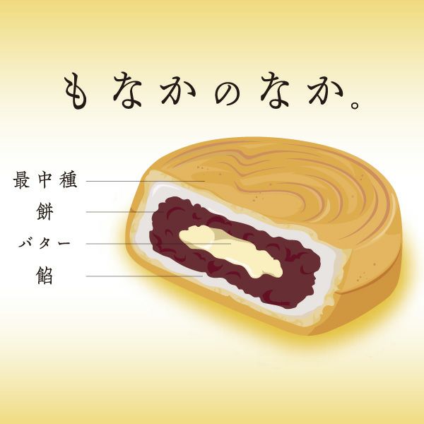 あんバター最中(カーネーション)(1個・ご自宅用)