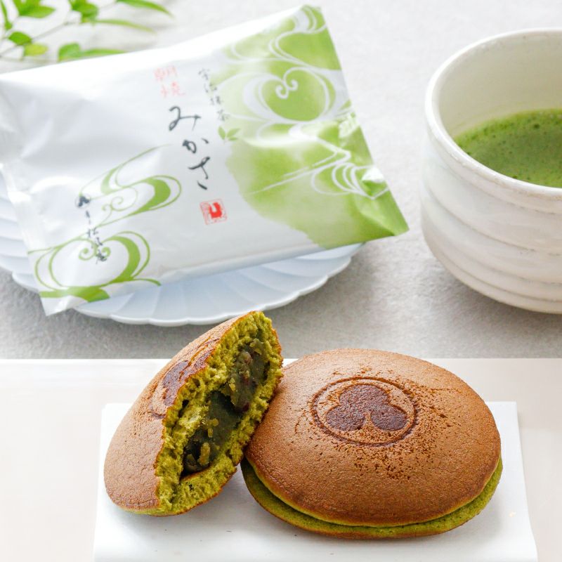 朝焼みかさ《宇治抹茶》(4個ギフトBOX入)