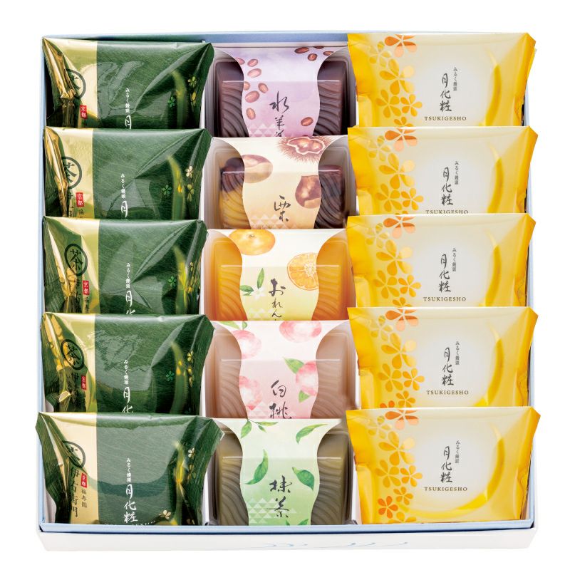 涼菓詰合せ（水羊羹6・月化粧5・伊右衛門5）