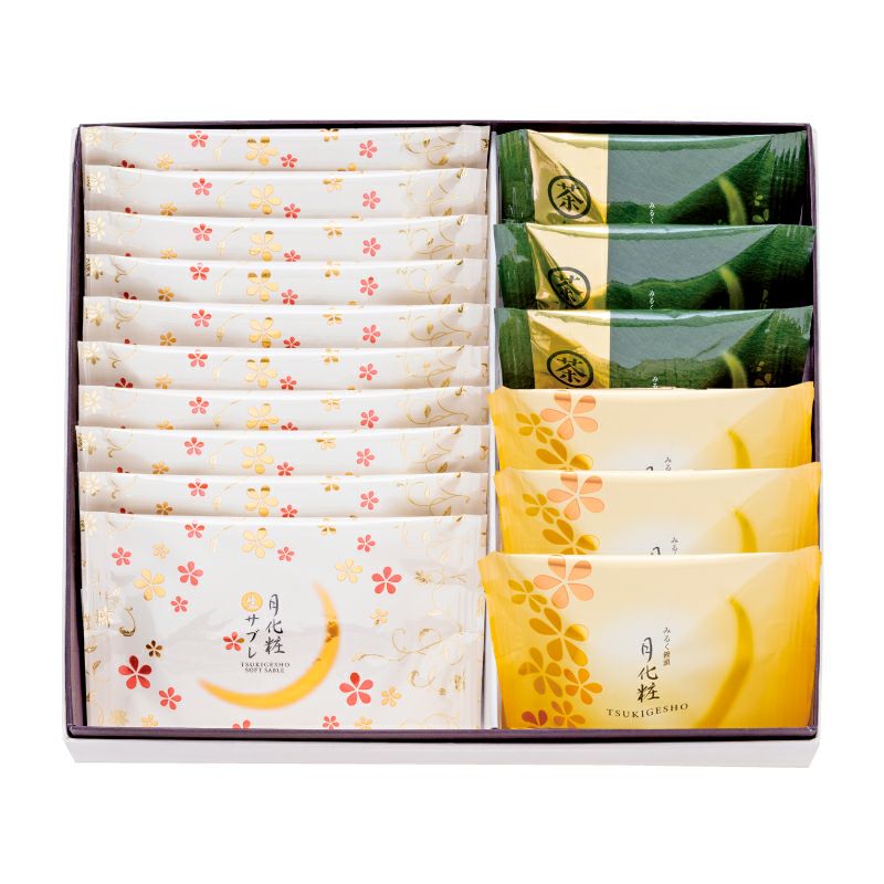 月化粧・サブレ詰合せ(月化粧3個・伊右衛門3個・サブレ10個)