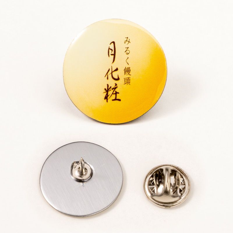 ピンバッジ(月化粧)