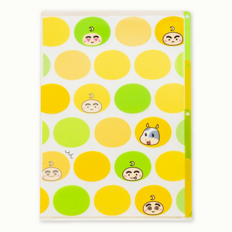 3ポケットクリアホルダー(つきろーくんA)