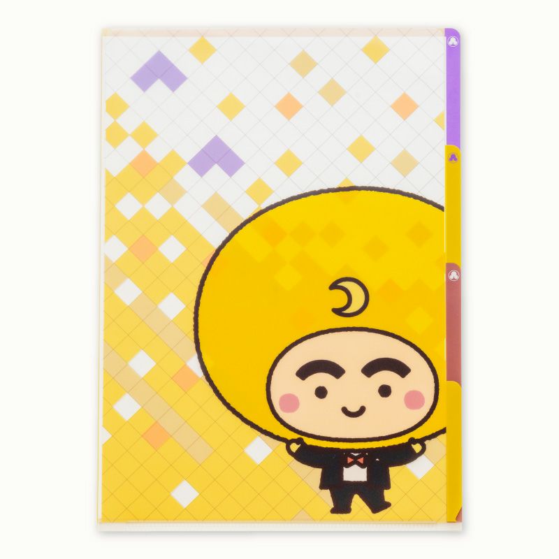 3ポケットクリアホルダー(つきろーくんB)