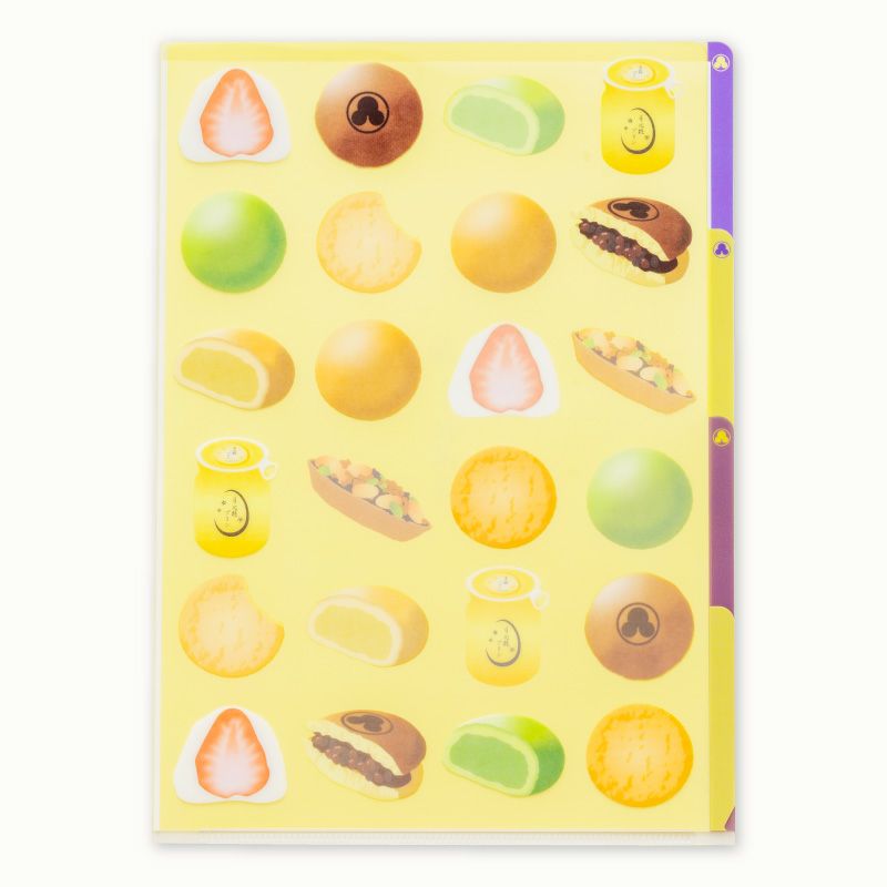3ポケットクリアホルダー(お菓子)