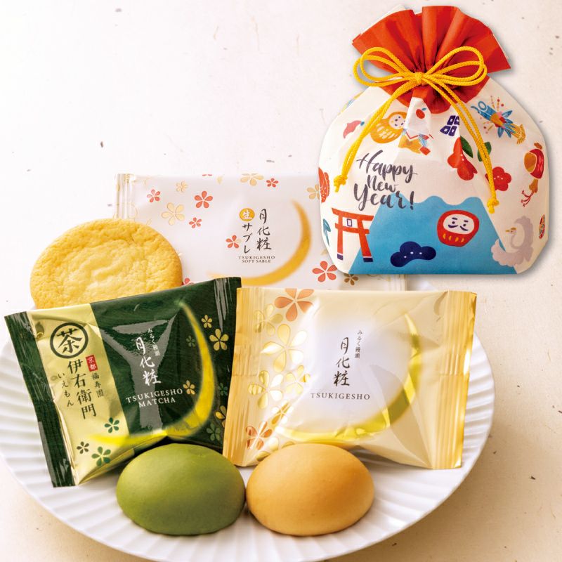 月化粧お正月巾着